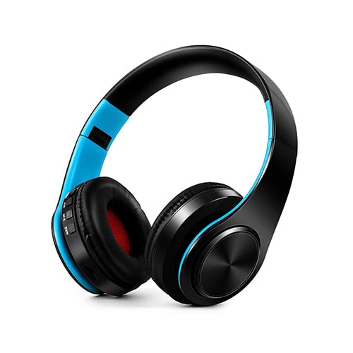Wireless Bluetooth Headphones Over Ear With Mic Stereo Sound