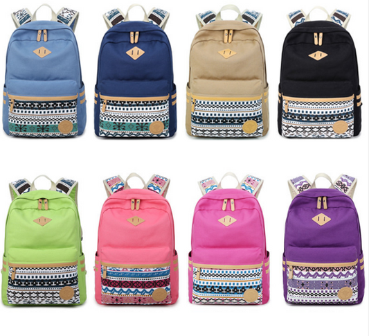 Nomad Weave Canvas Backpack