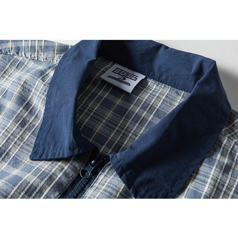 Casual Long Sleeved Checkered Shirt for Men