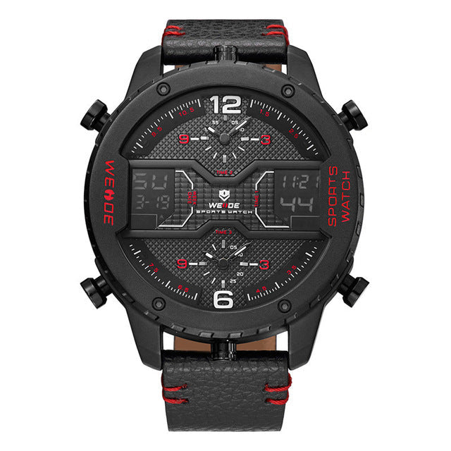 Men's Analog Quartz Sports Watch - Digital Calendar