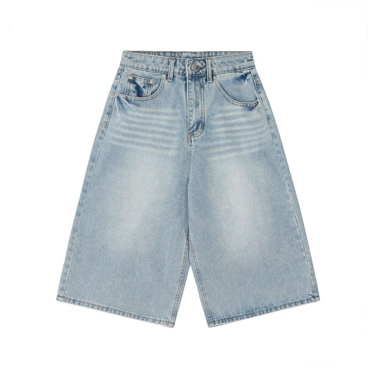 Casual Loose Wide Leg Denim Pants