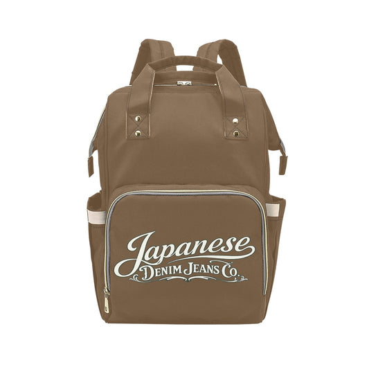 Japanese Denim Jeans Logo Backpack