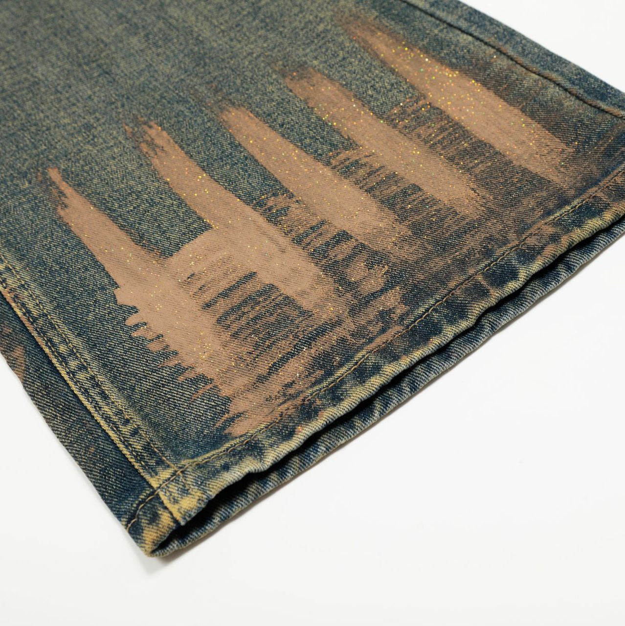 High-Street Unique Design Denim Trousers