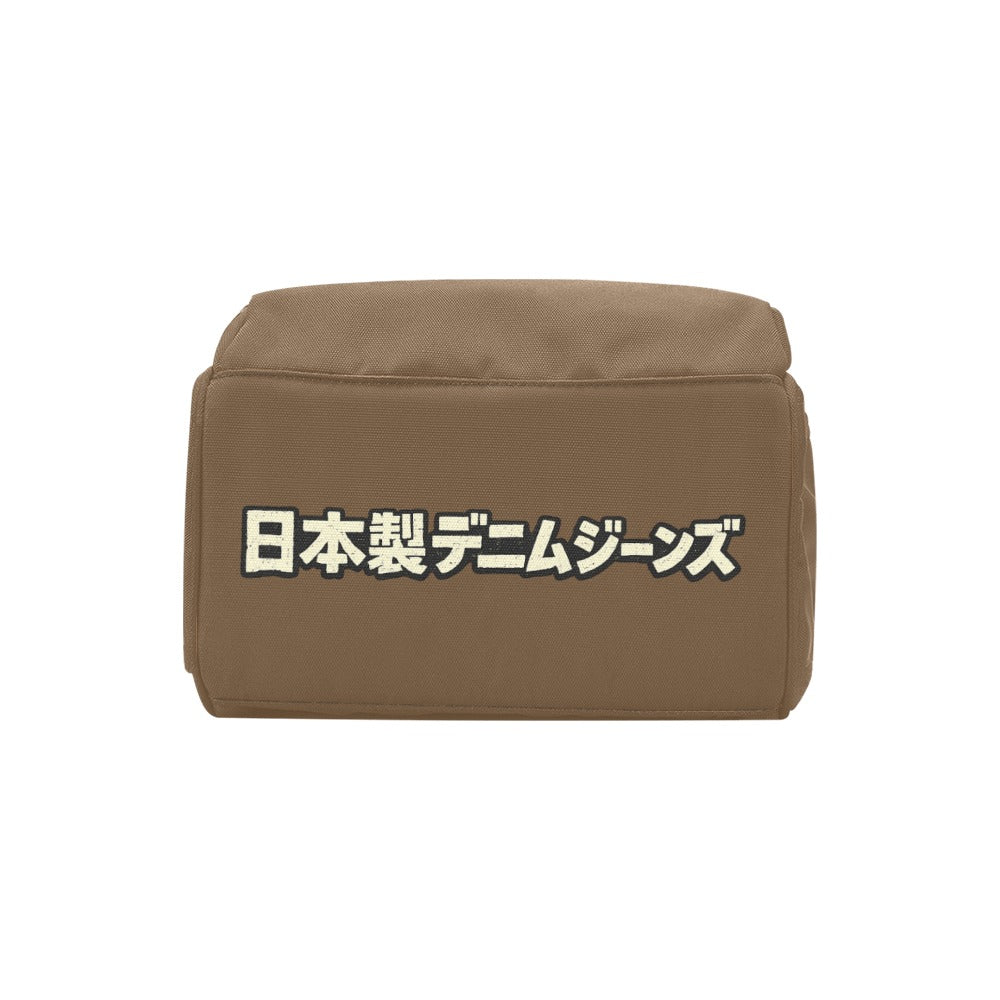 Japanese Denim Jeans Logo Backpack
