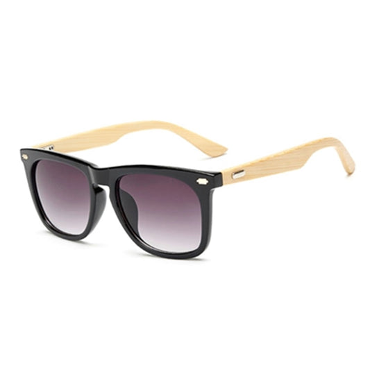 Rectangle Bamboo Wood Sunglasses