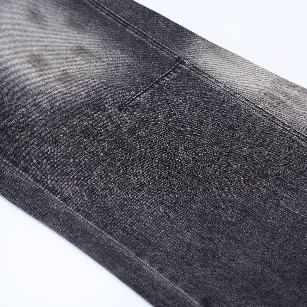 Retro Simple Washed Denim Long Pants