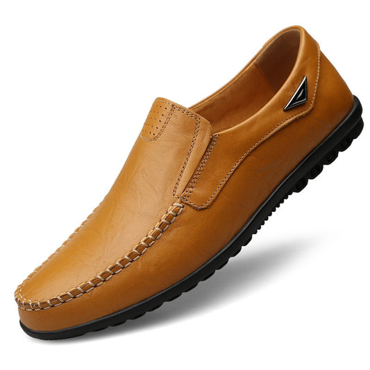 Genuine Leather Men's Moccasins - Casual Loafers