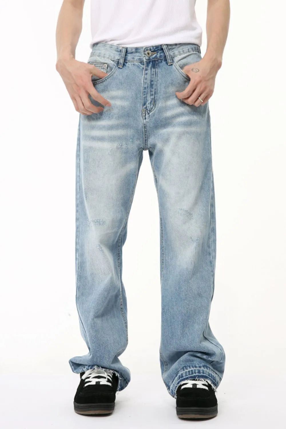 Premium Baggy Jeans with Pockets