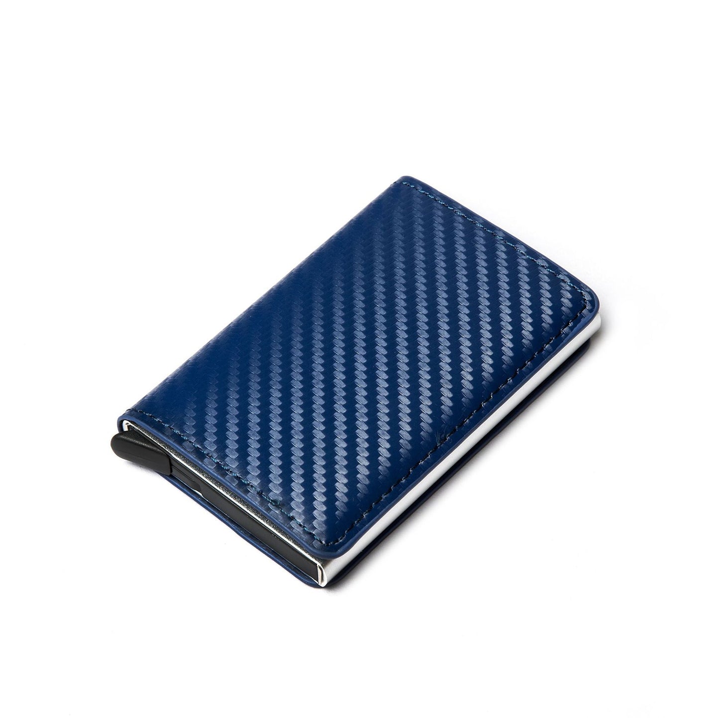 Carbon Fiber Anti-Magnetic Card Case - Aluminum Alloy RFID Anti-Magnetic