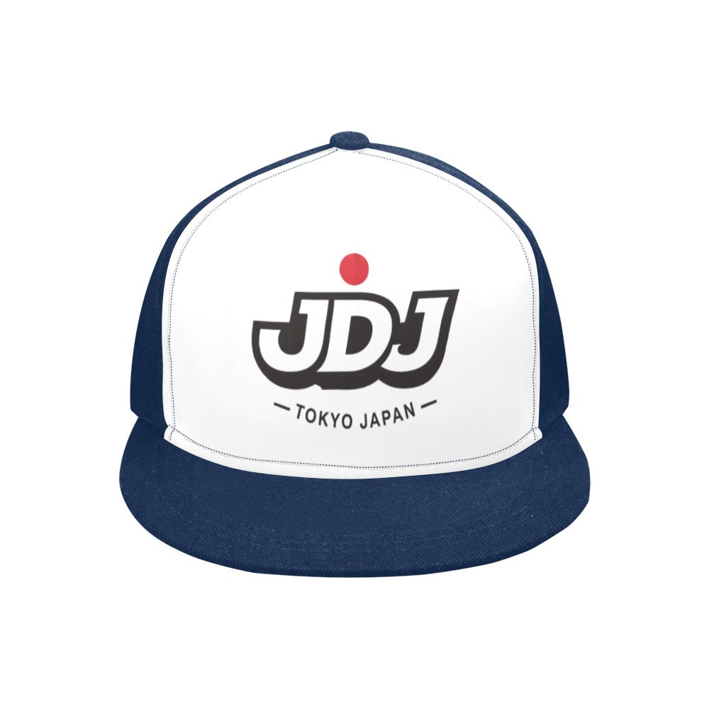 JDJ Logo Peach Suede Unisex Snapback Hat