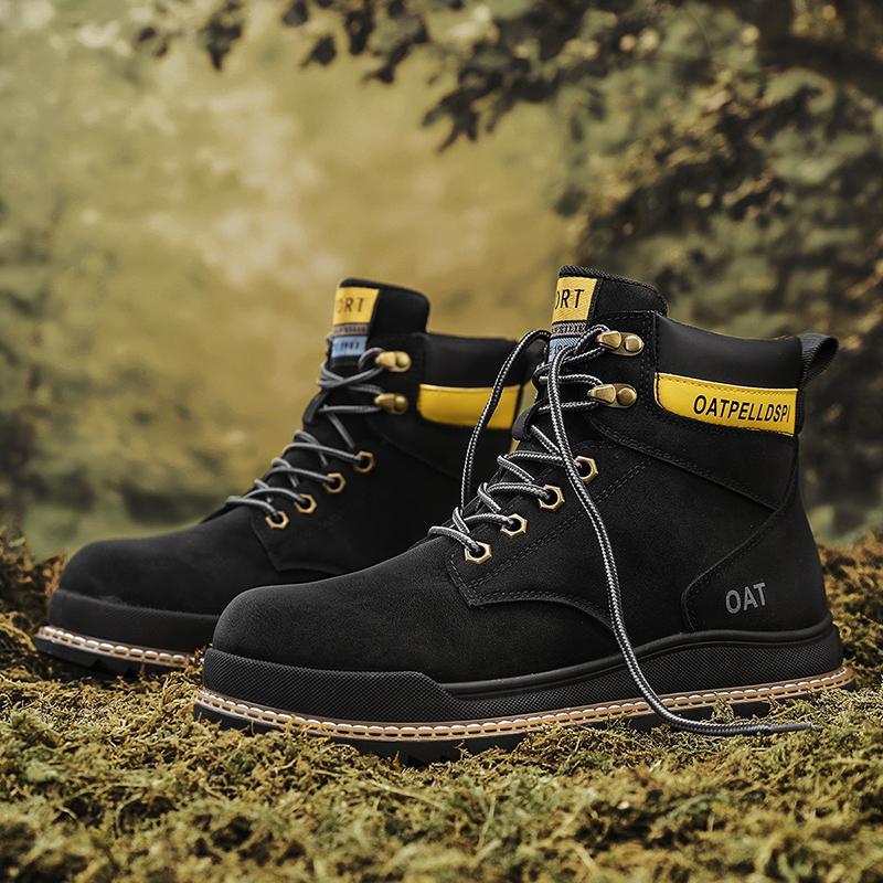 High Top Retro Workwear Casual Boots for Men