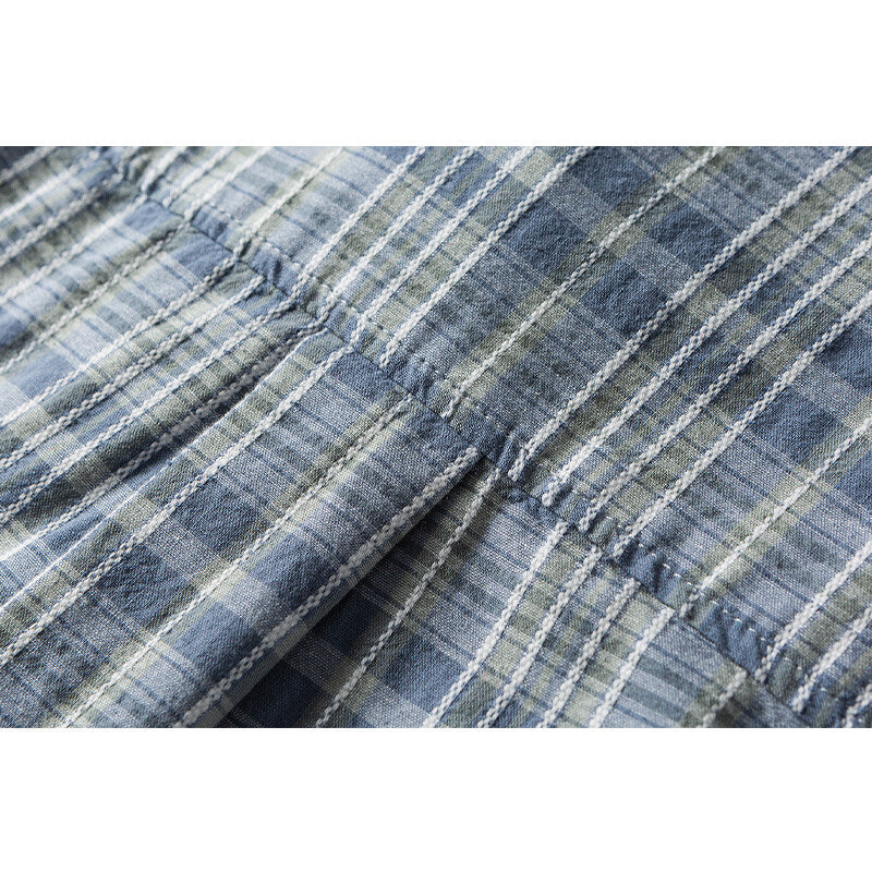 Casual Long Sleeved Checkered Shirt for Men