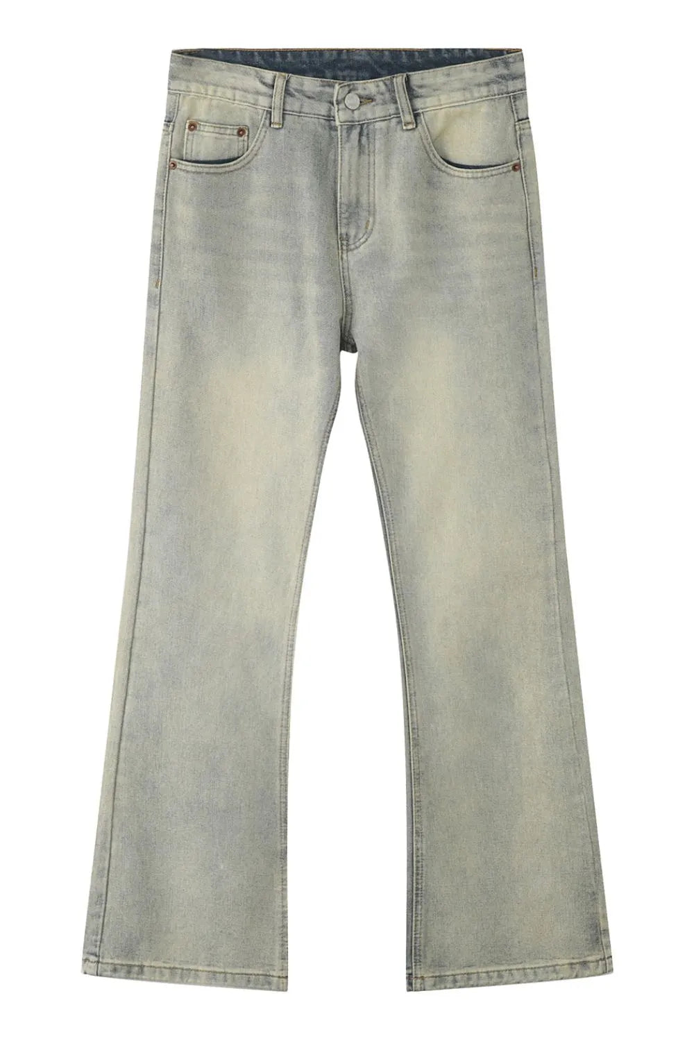 Premium Straight Leg Jeans with Pockets - Japanese Denim