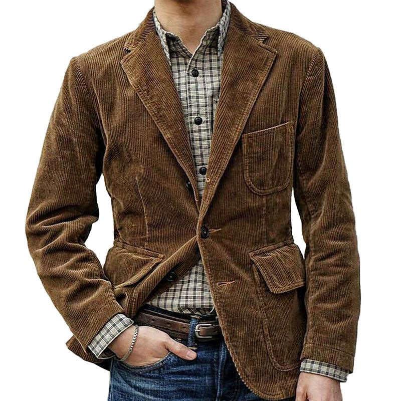 Men's Casual Solid Color Jacket for Men