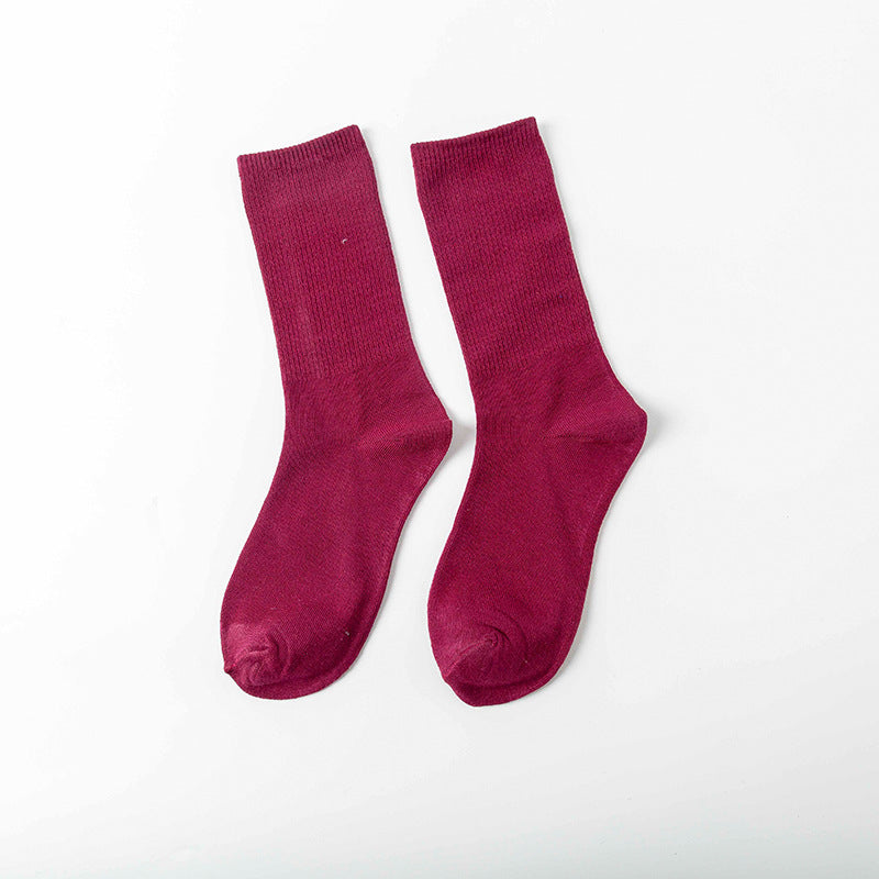 Japanese Cotton Socks - Two Stripe Retro Look