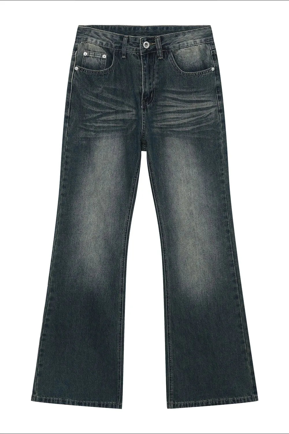 Premium Bootcut Jeans with Pockets - Japanese Denim