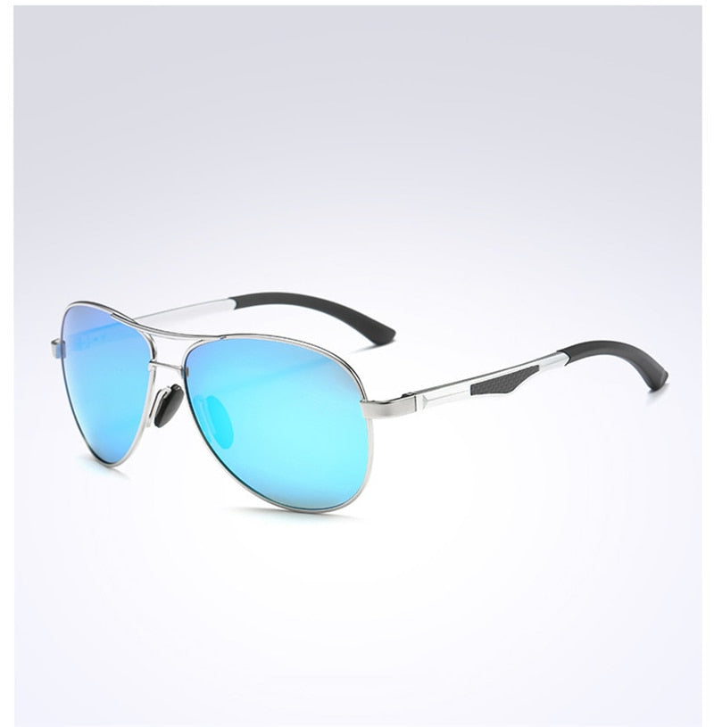 Polarized Aluminum Magnesium Aviator Style Sunglasses