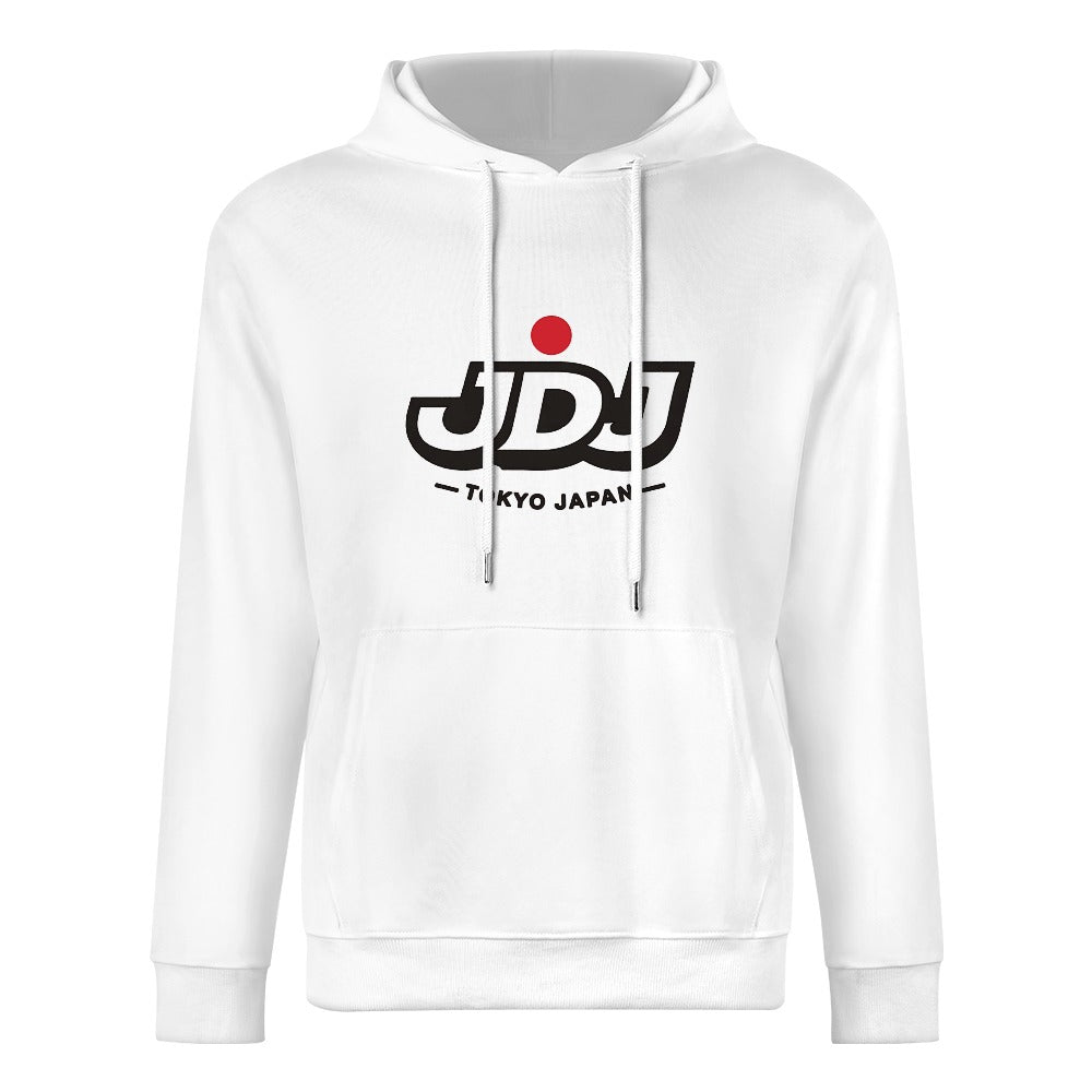 JDJ Tokyo Logo Pure Cotton Hoodie White