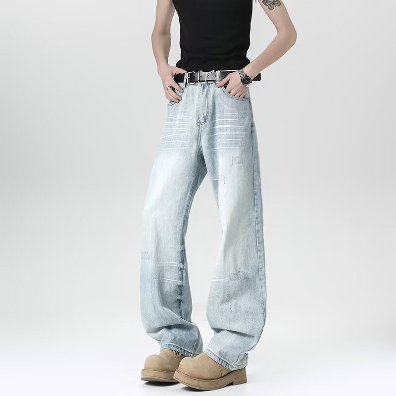 High Street Ruffian Handsome Loose Drape Wide Leg Pants