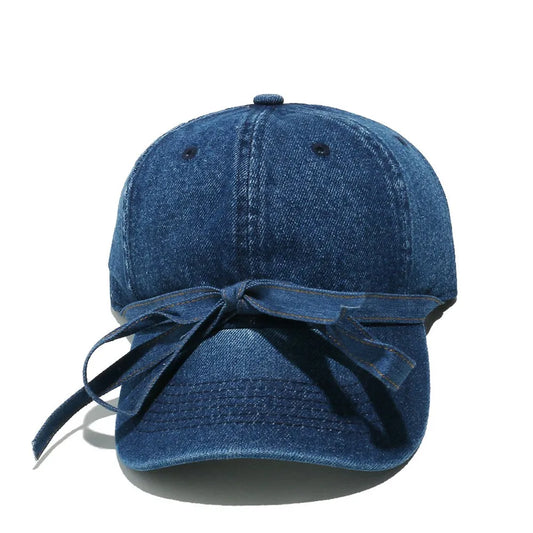 Washed Denim Baseball Cap for Modern Streetwear