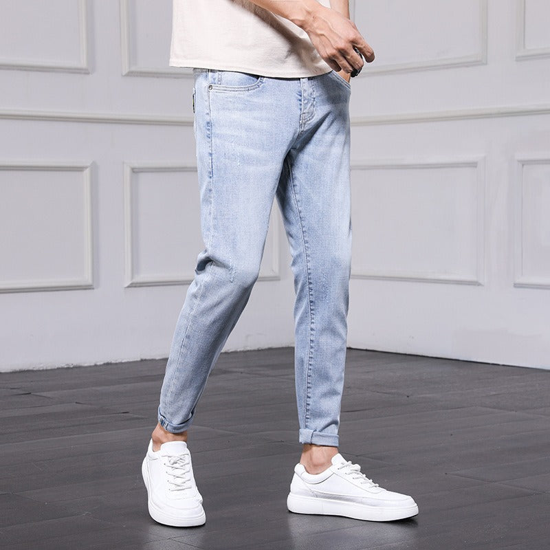 Men's Premium Korean Style Denim Pencil Pants