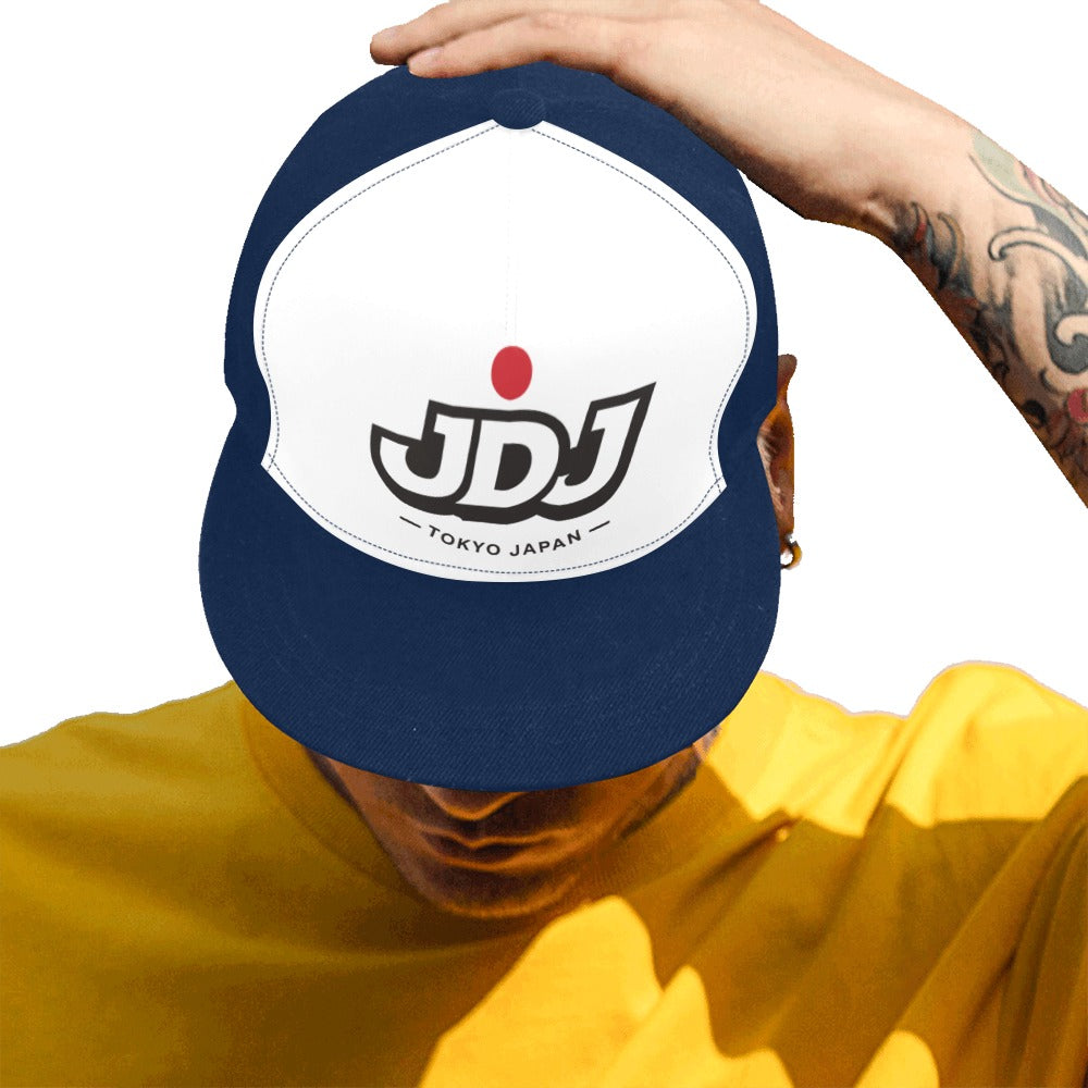 JDJ Logo Peach Suede Unisex Snapback Hat