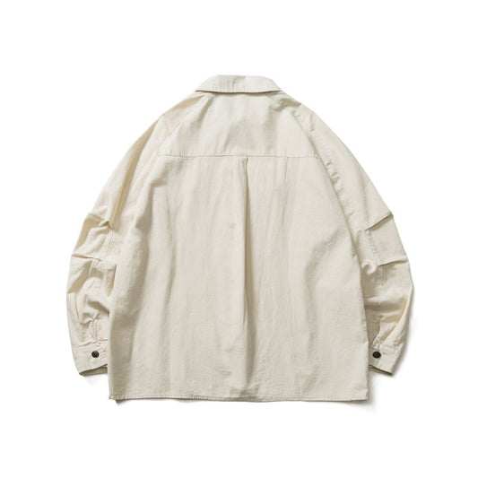 Washed Long Sleeved Magic Labeled Shirt for Men