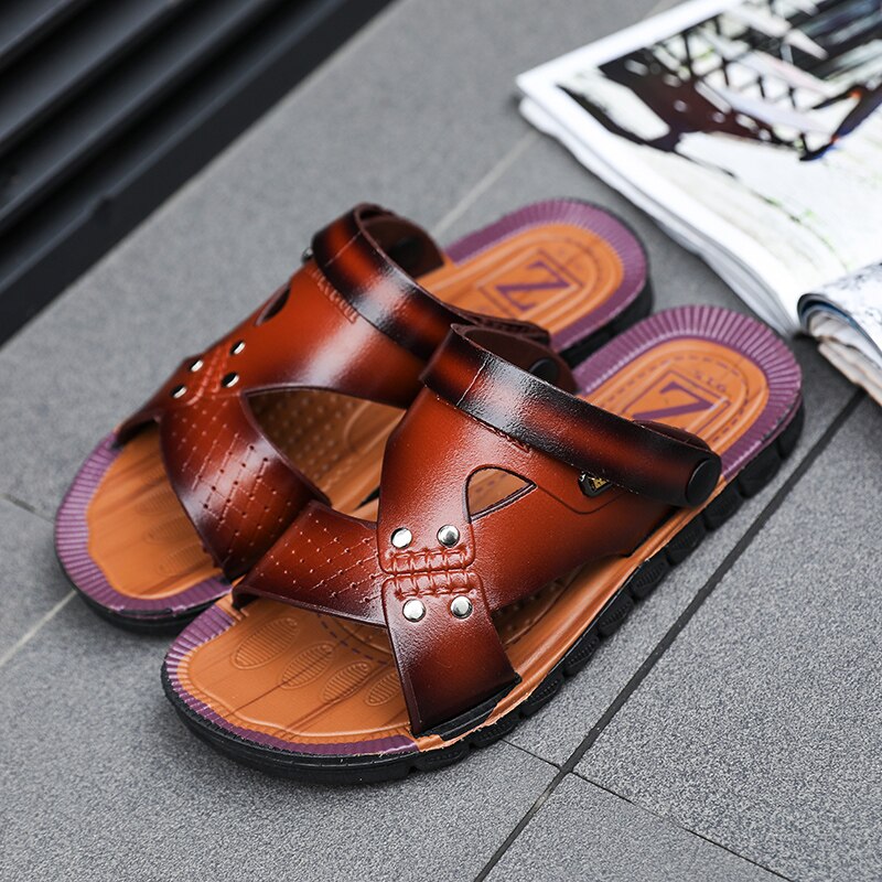 Men's Leather Beach Sandals