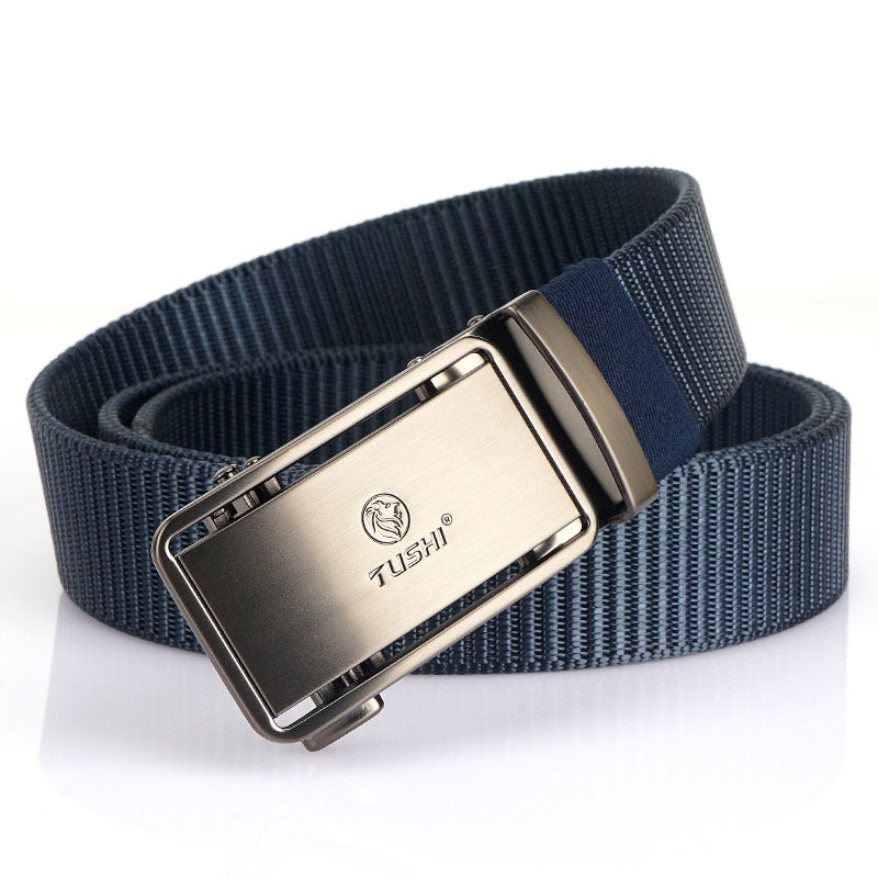 Men's Automatic Buckle Belt - Nylon Canvas