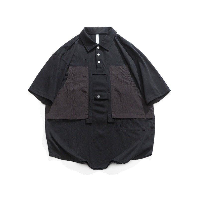 Faux Double Shirt - Short Sleeved