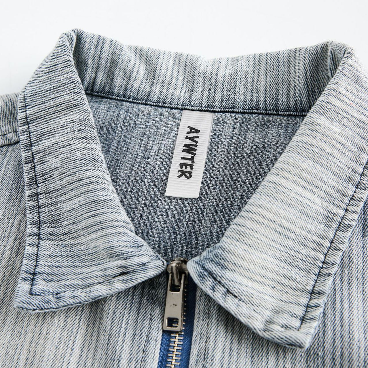 Badge College Wind Denim Jacket