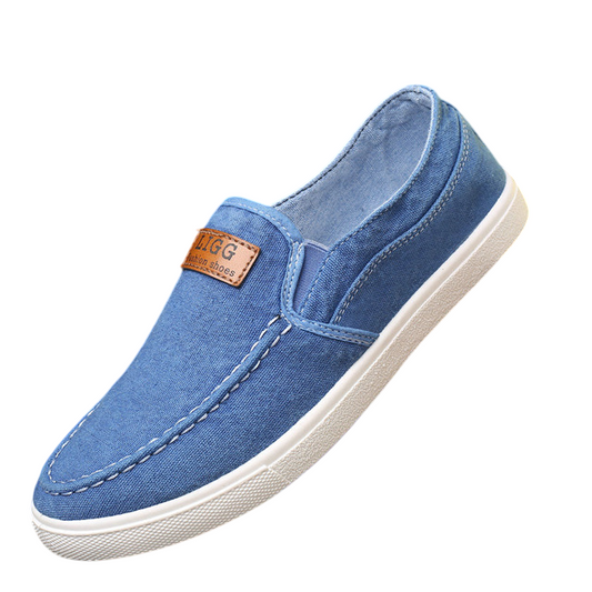 Denim Outdoor Solid Footwear Vulcanize Shoes Comfortable Men