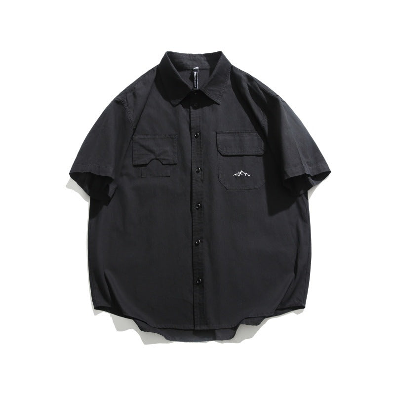 Short Sleeved Loose Workwear for Men and Women