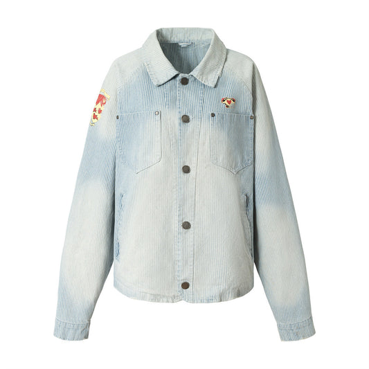 Washed Gradient Denim Jacket