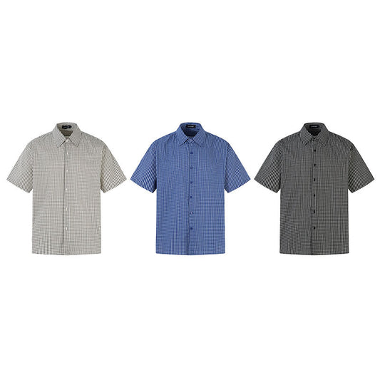 Plaid Loose Short Sleeved Shirt