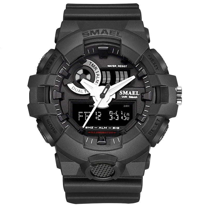 Men's Military Sports Watch  - Analog & Digital