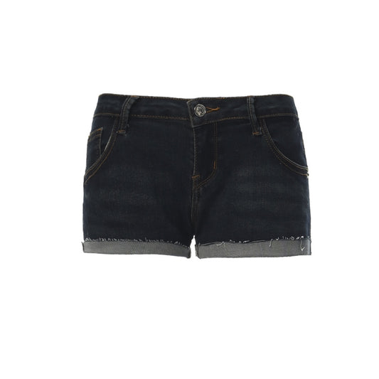 Low-Waist Cuffed Denim Shorts for Women - Sexy Bodycon Hot Pants - Summer New Arrival