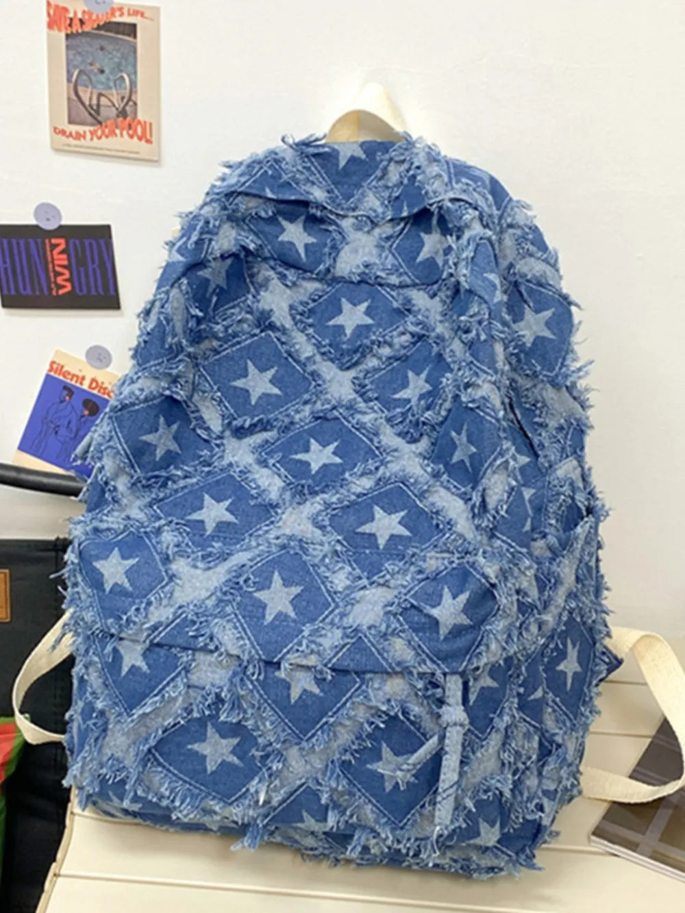 Japanese Denim Backpack for Streetwear and Everyday Use