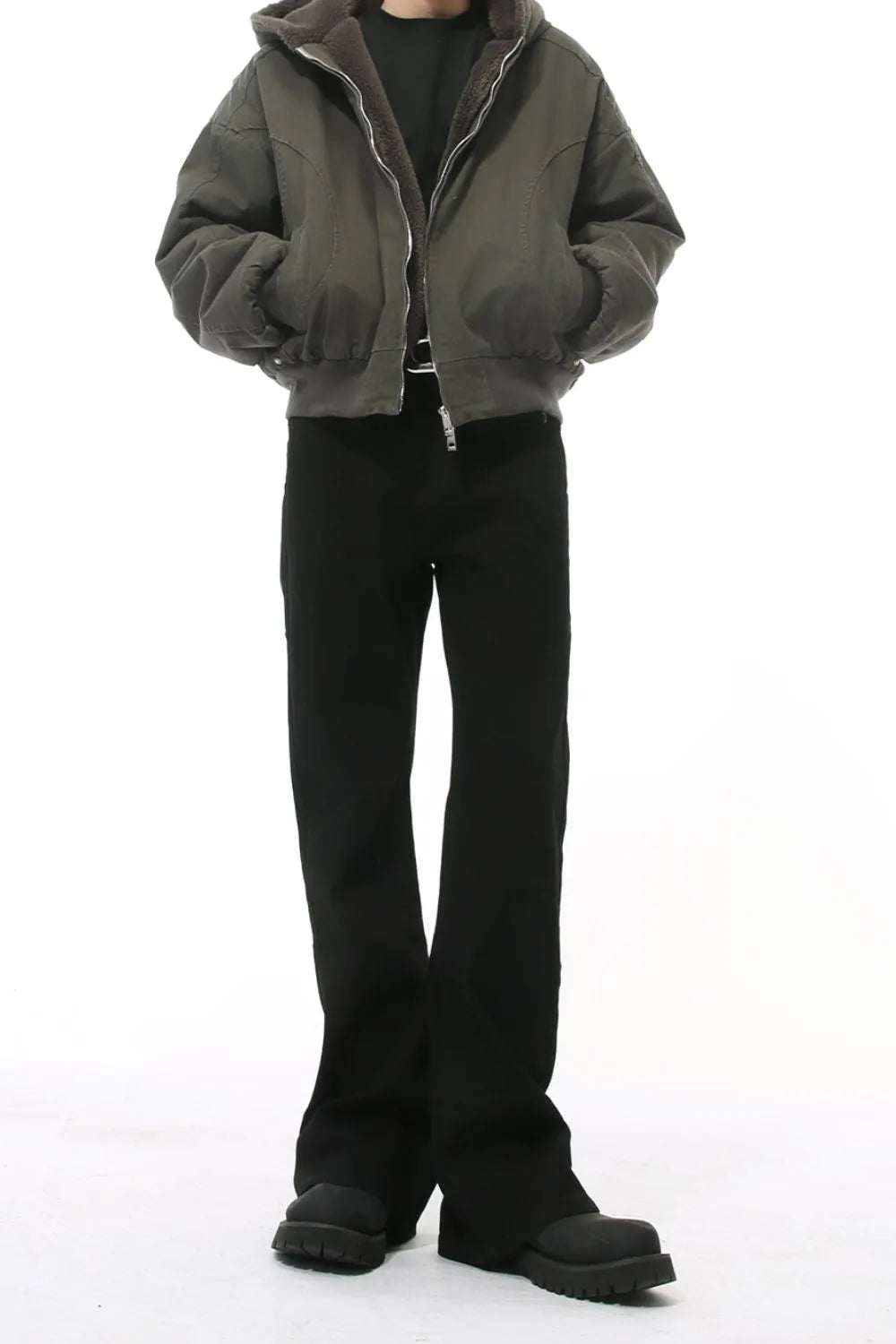 Premium High Waist Jeans with Pockets