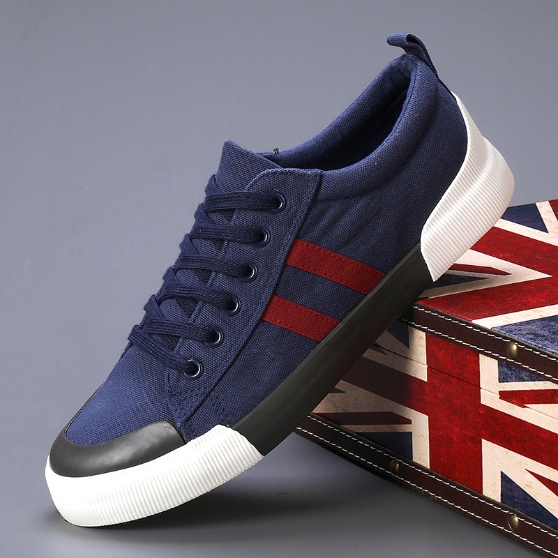 Men's Lightweight Breathable Canvas Low Top Sneakers
