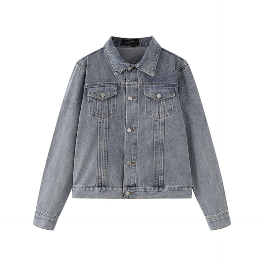 Street Style High-Street Unique Design Denim Jacket