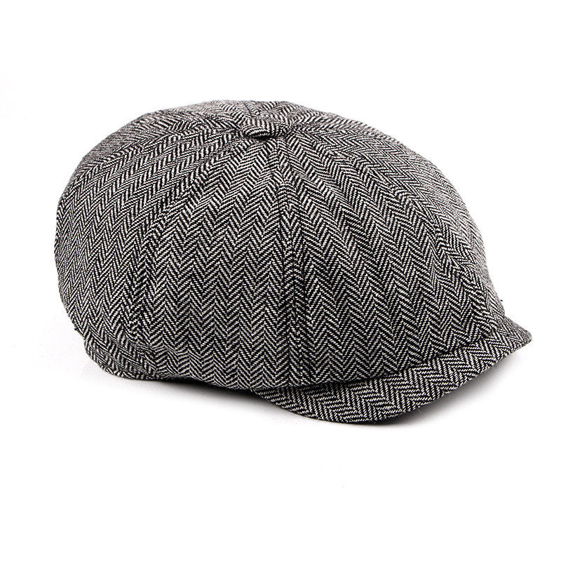 Tweed Newsboy Cap