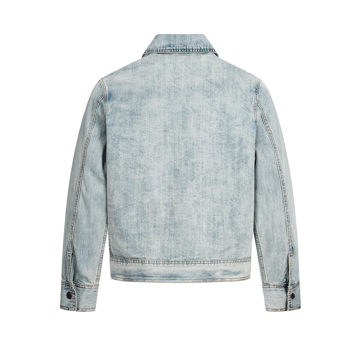 Washed Denim Workwear Jacket
