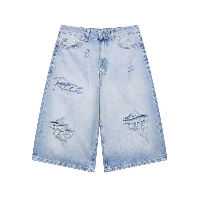 Spring New Style Casual Fashion Commuting Denim Pants