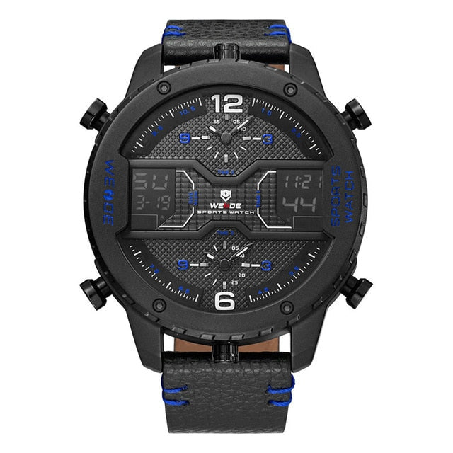 Men's Analog Quartz Sports Watch - Digital Calendar