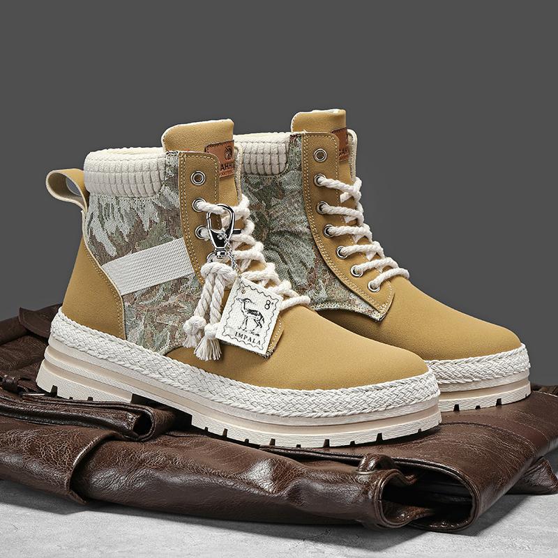 Canvas High Top Shoes for Men