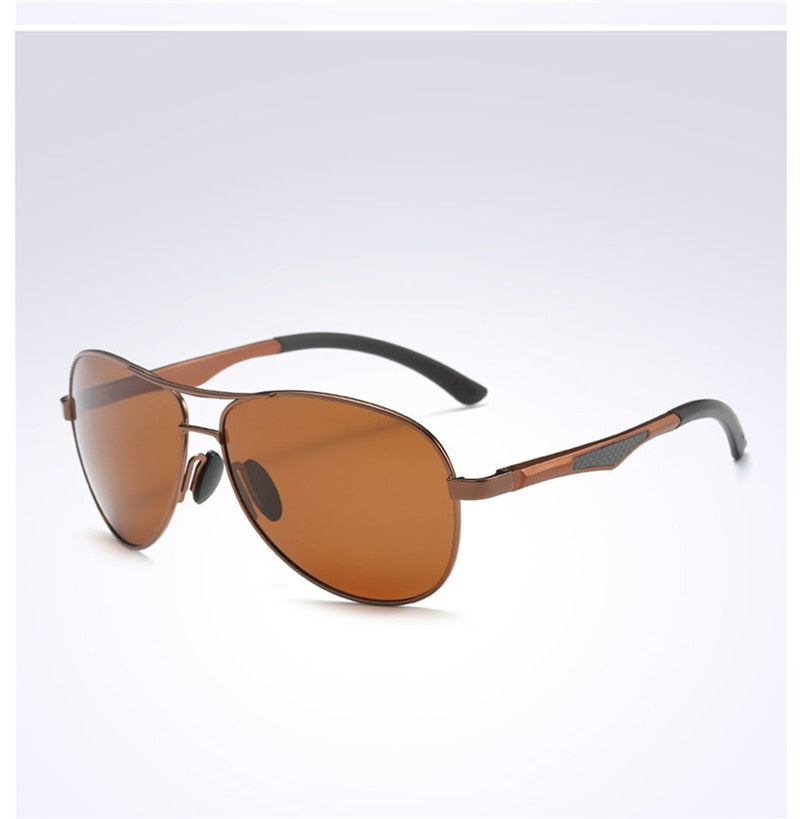 Polarized Aluminum Magnesium Aviator Style Sunglasses