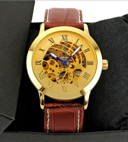 Men's Antique Hollowed Out Watch - Fully Automatic