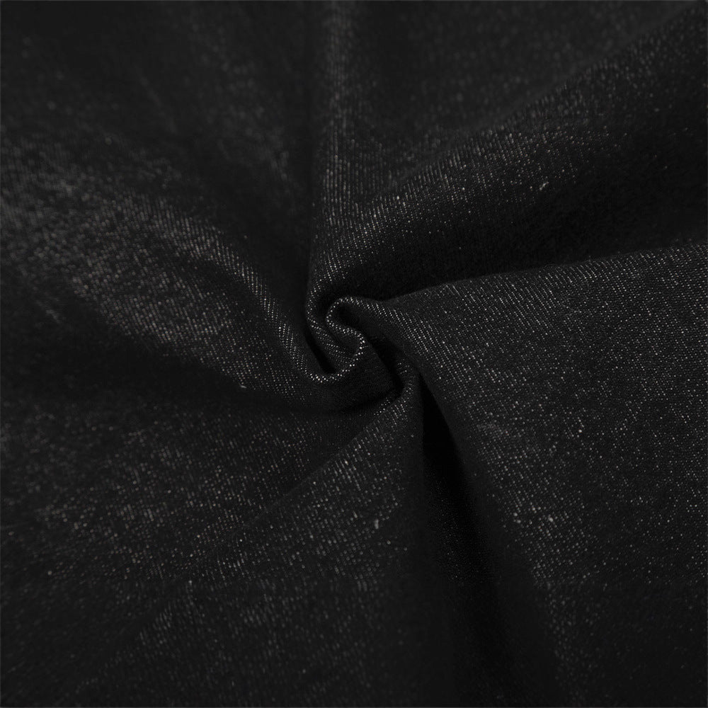 Men's Jacket - Turn-Down Collar, Pleated Splicing, Casual Loose Fit