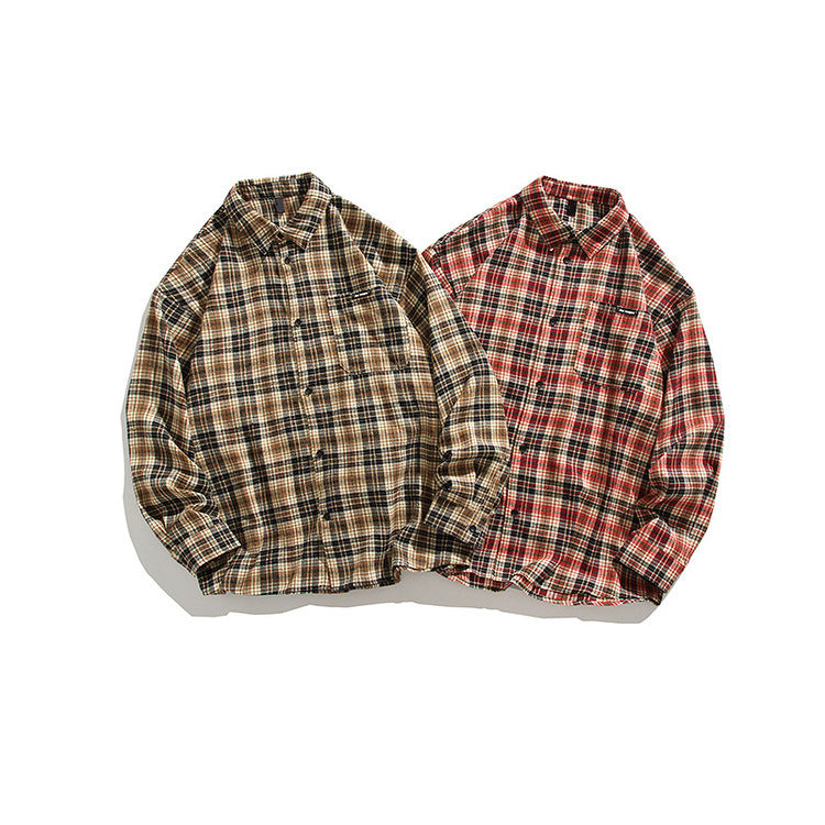 Long Sleeve Shirt for Men Spring and Autumn Trendy Couple Outfit